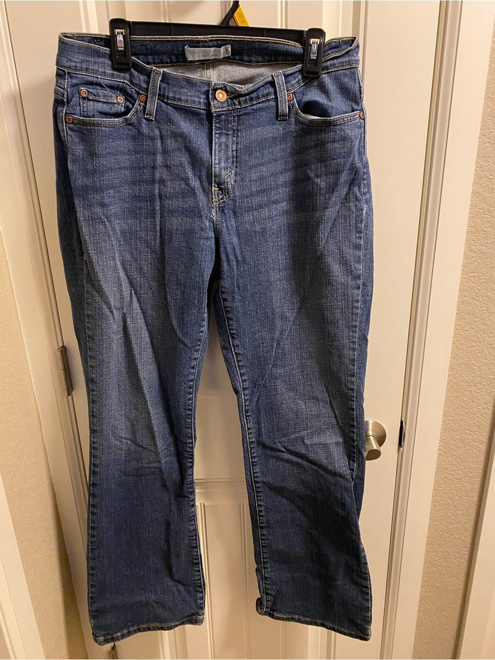Levis 529 Jeans 14 Curvy Boot Cut Stretch Blue Denim 14 Bootcut 2010